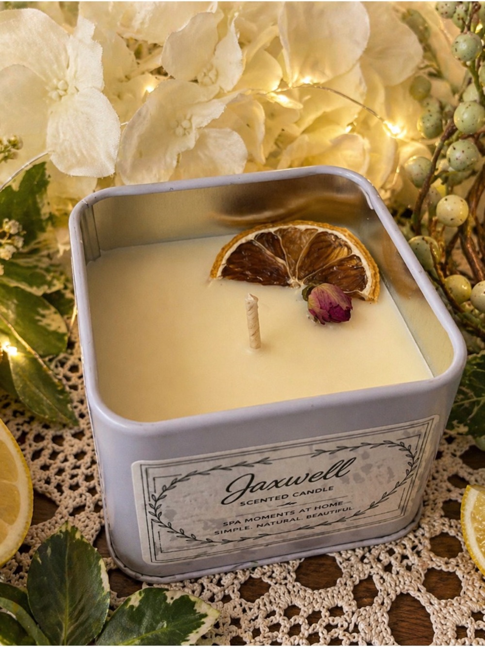 8oz lemon cheesecake candle